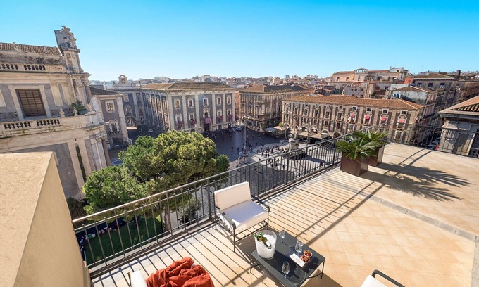 Catania City Centre Apartment | Luxury apartment with terrace in the historical centre of Catania, Sicily