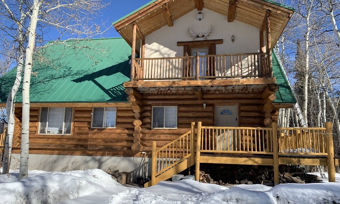 Timber Lakes Cabin | Luxury cabin on wooded lot w/bonus tiny house