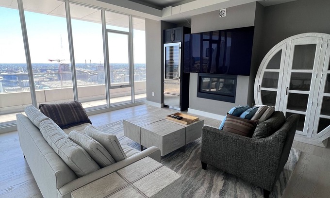 Westown Condo | Luxury condo with best city view in town. Deer District, walk to Fiserv Forum.