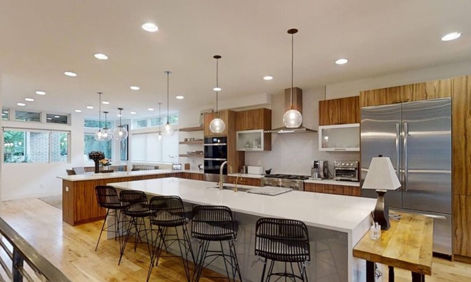 Cherry Creek House | Luxury Denver Townhome w/Golf Simulator & Sunset Rooftop Deck