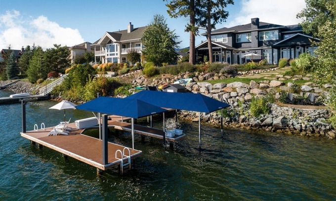 Sandpoint House | Luxury Estate Waterfront Home | 5 Bed, 4 Bath