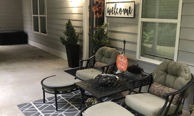 Athens House | Luxury Five Points Cottage Overlooking Pond