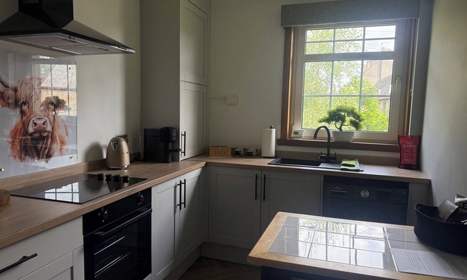 Dalavich Apartment | Luxury Flat - Baker St-StirlingnKick back and relax in this calm, restful space.