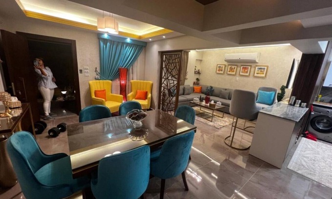 Nasr City Apartment | luxury flat with garden and private entrance