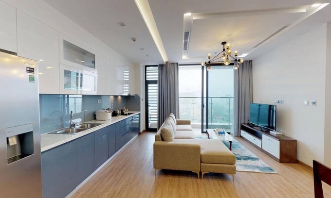 Trang Tien Apartment | Luxury*High floor 3 br apartment in Vinhomes Metropolis @Property Plus