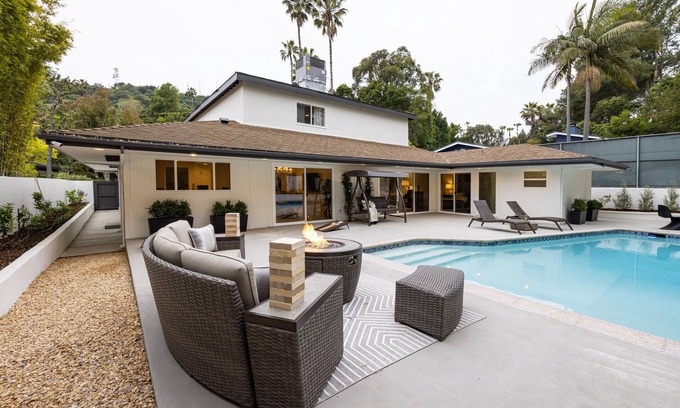 Hollywood Hills West House | Luxury Hollywood Hills Villa: Heated Pool, Peaceful and Private, Unique Design