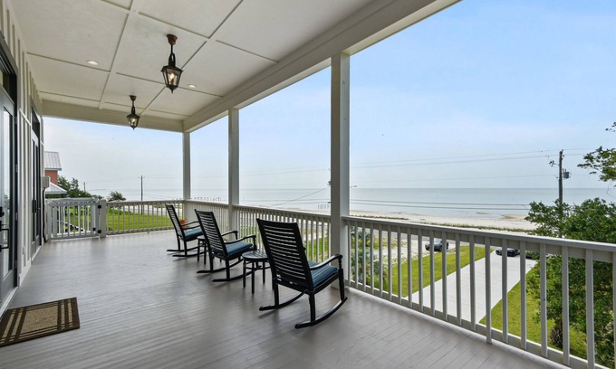 Waveland House | Luxury home with HEATED pool and spa on the Beach!