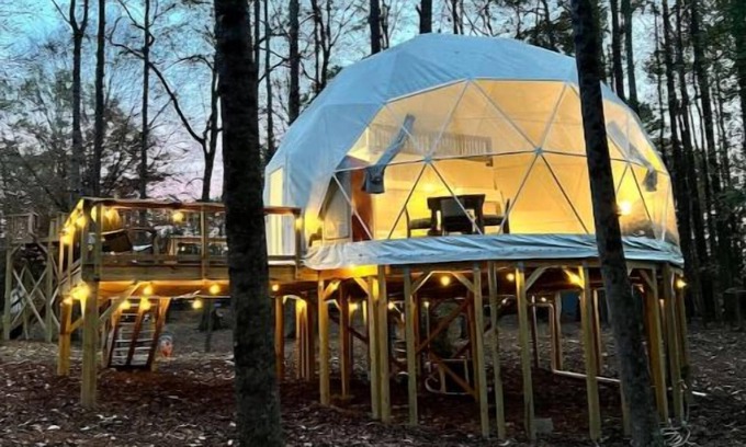 Snellville House | Luxury Honey Dome Treehouse with private Hot Tub