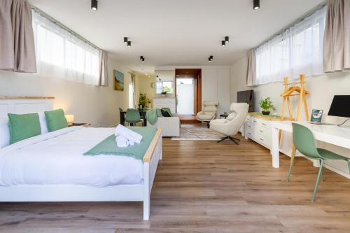 Christchurch City Centre Apartment | Luxury King studio with spa and private carpark