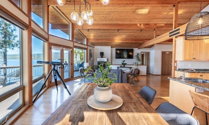 Harrison House | Luxury Lakefront Cd’A Retreat Private Dock