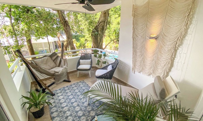Akumal Condo | Luxury Maya Riviera Akumal Jungle Retreat 2 BR - Pool - Balcony - Gated Resort