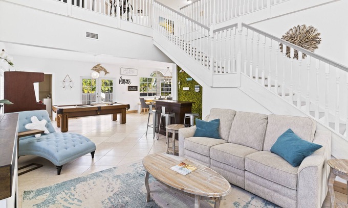 Miami Springs House | Luxury Miami Mansion Pool Game Room Gym Near Beaches/Shopping!
