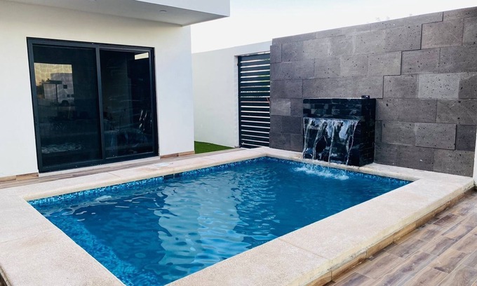 San Carlos House | Luxury minimalist 3-bedroom house welcoming you with a private pool.