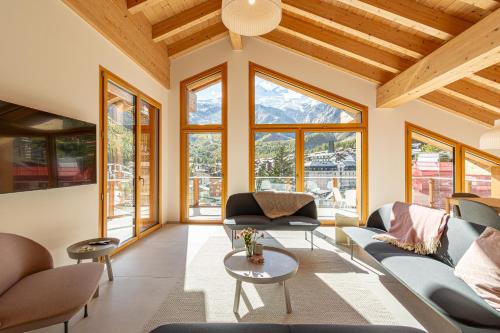 Saas-Fee Apartment | Luxury Penthouse Sonnenhof