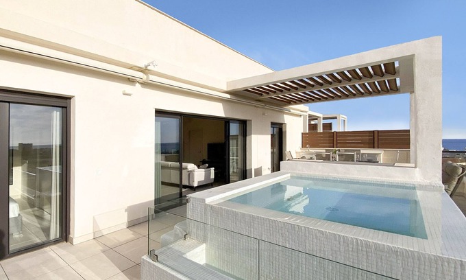 La Cala de Mijas Apartment | Luxury penthouse with private splash pool, walking distance beach!