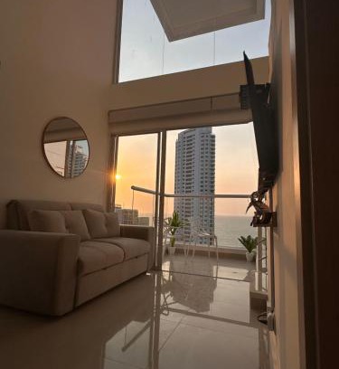 Bocagrande Apartment | Luxury Sea View Duplex in the Heart of the City