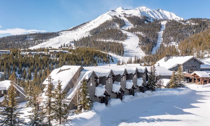 Saddle Ridge House | Luxury Ski-in/Ski-out Moonlight Basin Townhome - Hot Tub - Lone Peak Views