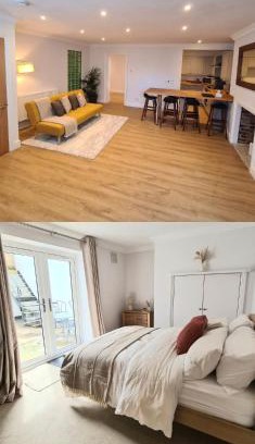 Margate Apartment | Luxury, Spacious 3 Bedroom, Beachfront Apt with Parking & Courtyard - Shoreside