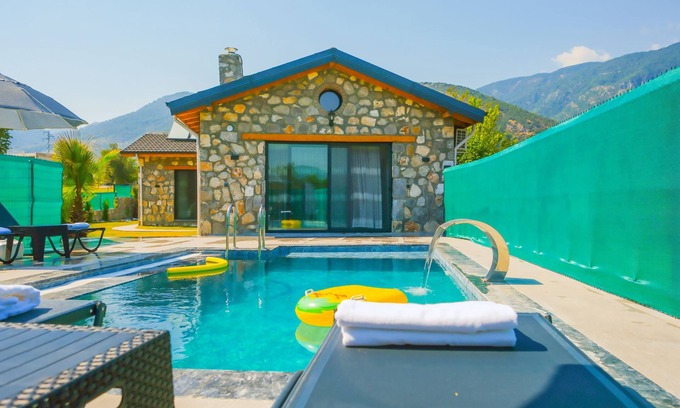 Fethiye House | Luxury Stone House with Heated indoor Pool Sauna and Turkish Bath in Fethiye