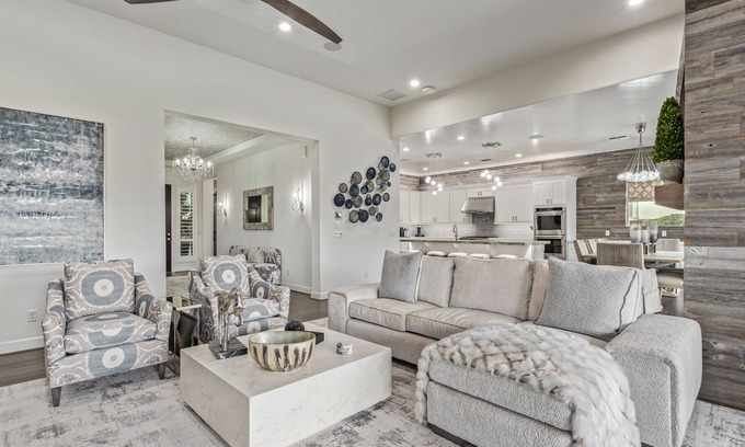 Chandler House | Luxury Super Bowl Home, 3 Bed, 3.5 Bath, Heated Pool, Home Gym, Game Room