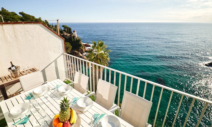Blanes Villa | LUXURY VILLA WITH IMPRESSIVE SEA VIEWS, PRIVATE BEACH, 5 MIN FROM THE CENTER