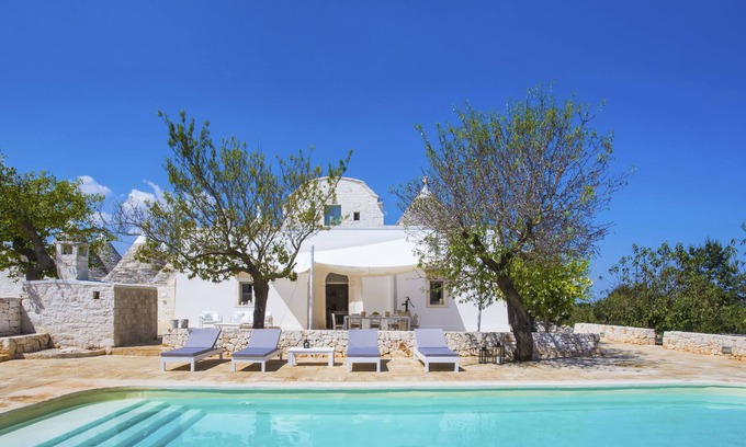 Alberobello Villa | Luxury villa with private pool surrounded by olive trees