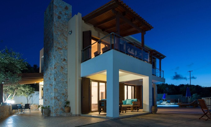 Kolymbari Villa | Luxury villa with private pool, relaxing place and magnificent view
