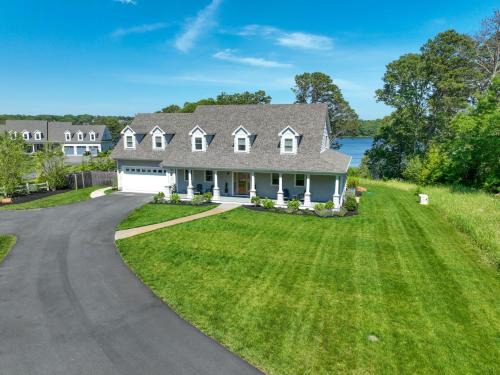 South Yarmouth House | Luxury Waterfront Home w Heated Pool and Hot Tub