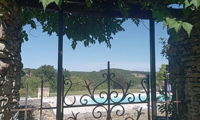 Saint-Cybranet House | Magnificent residence in exceptional Dordogne location, pool, views, park,