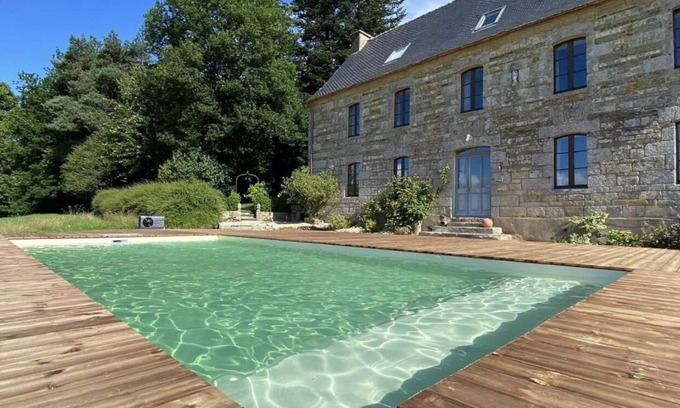 Le Quillio House | Magnifique Ancienne Ferme de Notables Avec Piscine