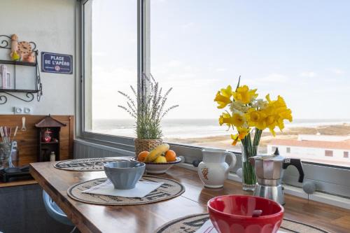 Saint-Hilaire-de-Riez Apartment | Magnifique vue sur l'océan- Appartement pour 2