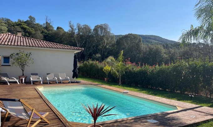 Cauro Villa | Magnifique villa récente entre mer et montagne située entre Ajaccio et Porticcio