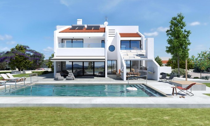 Kallithea Villa | Maison A Rhodes with 66m2 heated pool on a 4800m2 plot