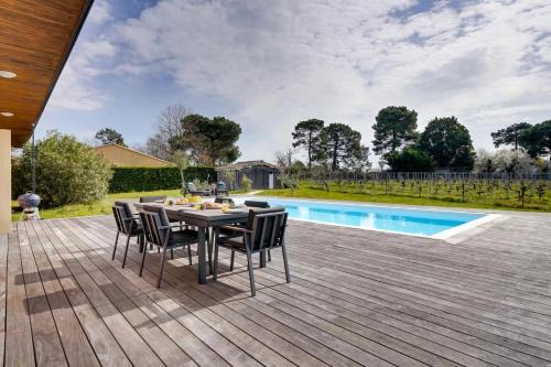 Camblanes-et-Meynac Villa | Maison d'architecte, piscine, au coeur des vignes