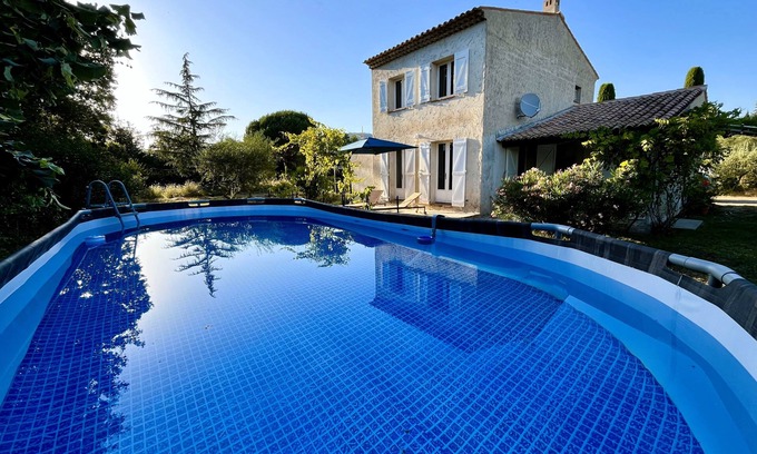Saint-Cezaire-sur-Siagne House | Maison Familiale Calme ET Independante Avec Piscine ET Grand Terrain Arbore