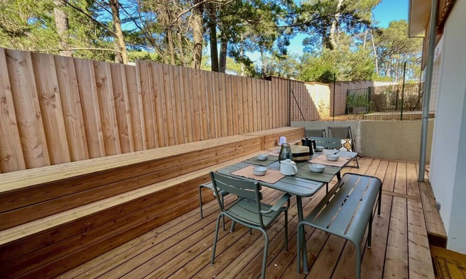 Lacanau-Ocean Villa | Maison neuve, 3 chambres à deux pas de la plage SUD de Lacanau - 531129
