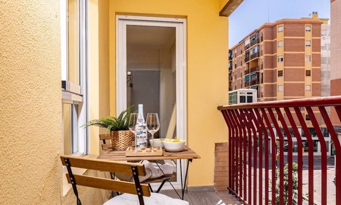 Perchel Sur Apartment | -MalagaSunApts- Premium Centre FreeParking