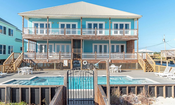 Southpointe House | Margarittaville West. Professionally decorated, Gulf front, 6 BR 4 BA.