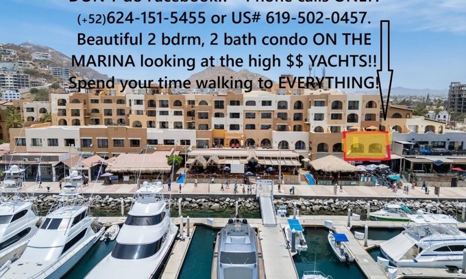 Marina Apartment | Marina-front condo! Downtown Cabo! Walk Everywhere! The coolest 1 bdrm condo!