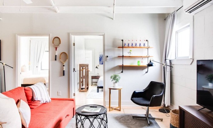 East Market District Apartment | Market #8 · Stellar Suites | The Sunset Suite | NuLu | Bikes