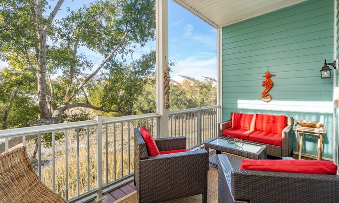 Waters Edge House | Marsh & River Views, Large Screen Porch, Community Pool & Dock - Crawdads Sing
