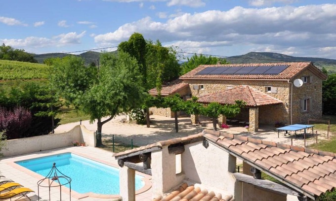 Saint-Sauveur-de-Cruzieres Villa | Mas for 9 people, not overlooked, with private, secure swimming pool.