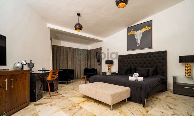 Punta Cancun House | Master suite with luxury design