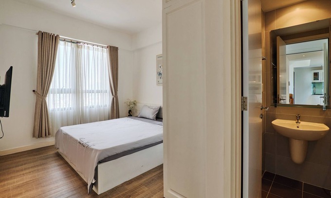 Thu Thiem Apartment | Masteri view Landmark 81, downtown city 5mins-metro