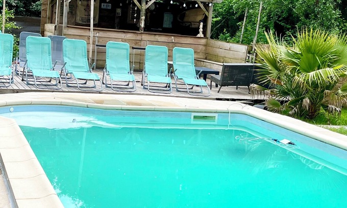 Vendays-Montalivet House | Mathanaki Une Maison de Famille Avec Piscine