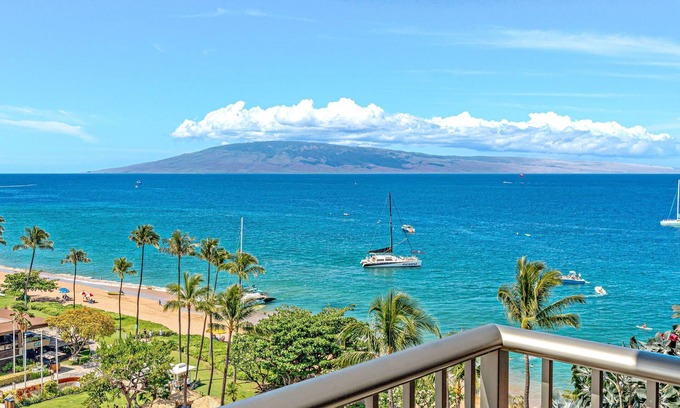 Kaanapali Condo | Maui Resort Rentals: The Whaler 1061 - Upgraded 10th Floor Studio w/Stunning Pacific Ocean and Mountain Views!