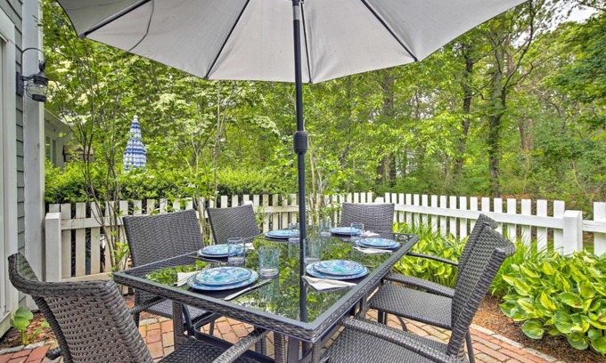 Mashpee Apartment | Maushop Village Getaway with Private Beach Access!