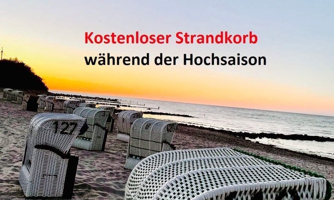 Hohwacht Apartment | Meeresblick " Strandkieker " Haus 3, WE 45