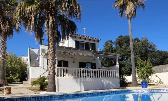 S'Algar House | Menorcan villa private pool sea view sleeps 8 200m from the sea
