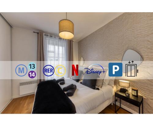 Asnieres-sur-Seine Apartment | Metro - Ascenseur - Parking - Wifi - 4 pers - Easy Check IN